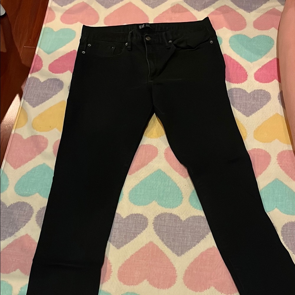 GAP Classic Black Denim Pants Preloved 33x32